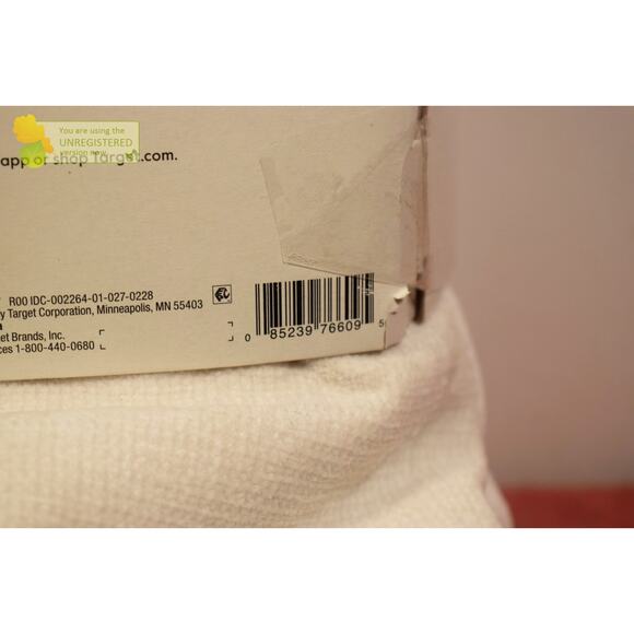 Threshold 50"x84" Blackout Chenille Rod Pocket Curtain Panel Ivory* - Picture 7 of 8